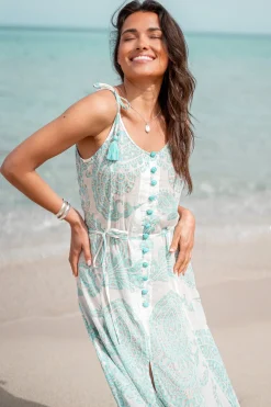 Strap Dress Adella Aqua