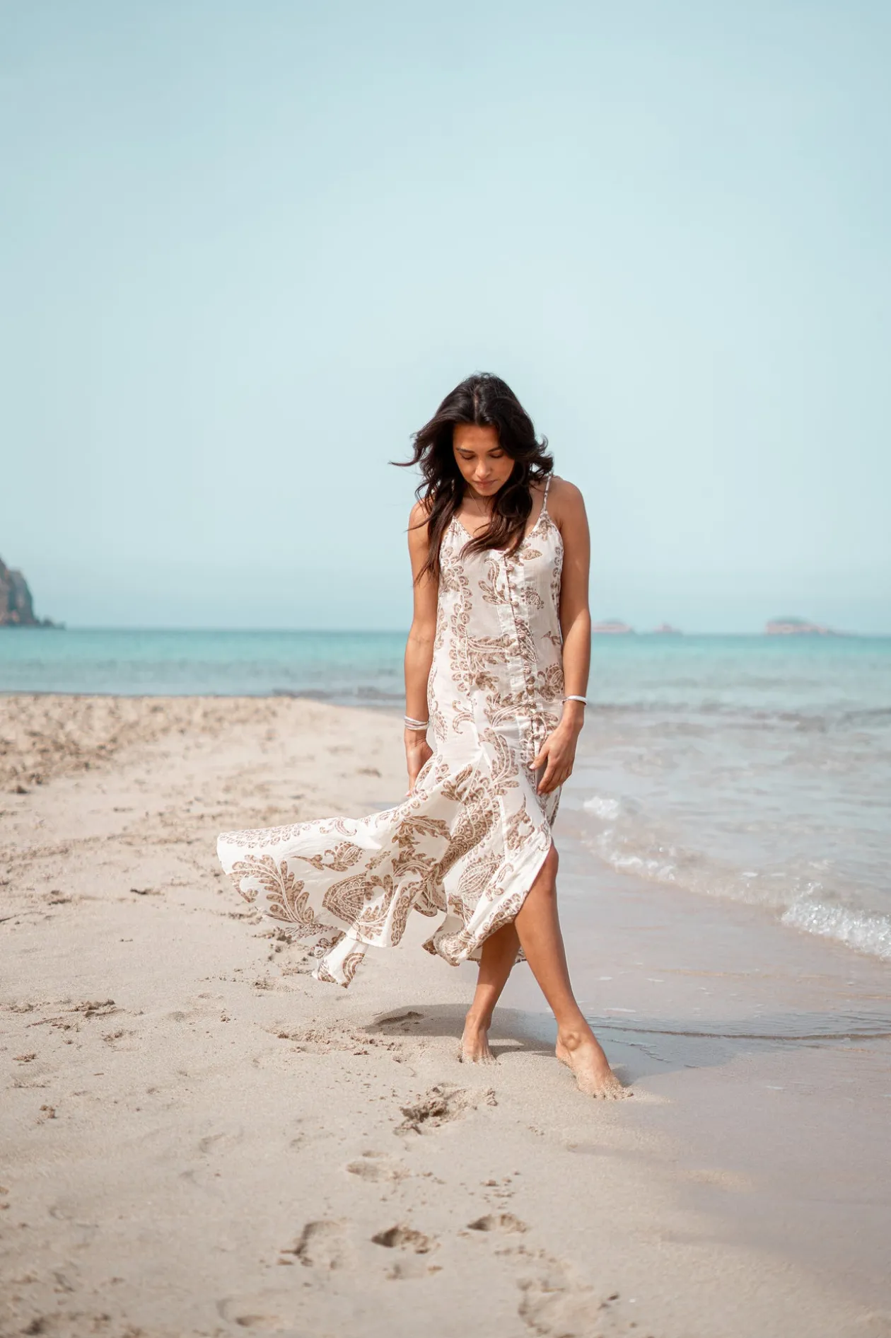 Strap Dress Adella Taupe