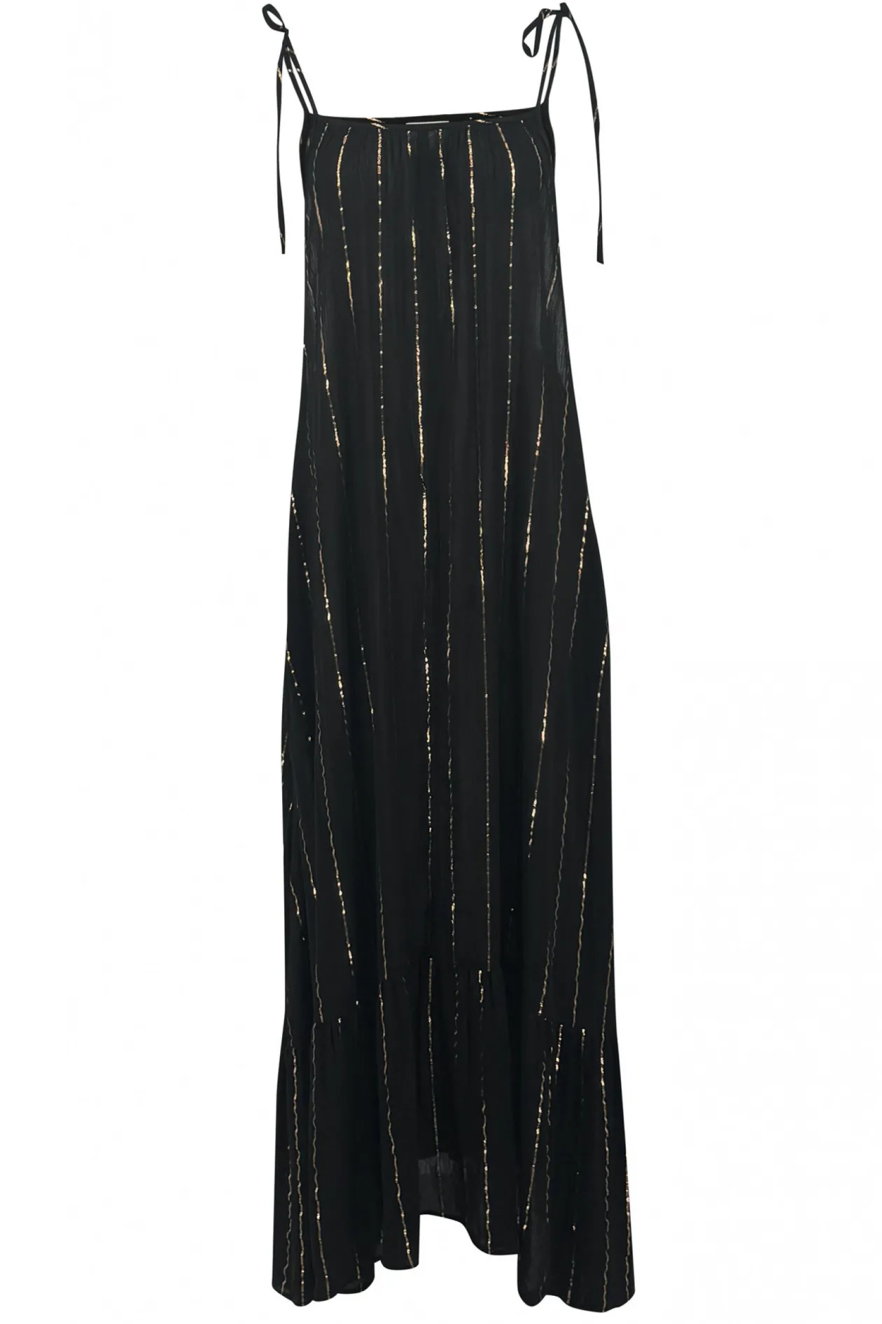 Strap Dress Gigi Stripe Black