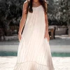 Strap Dress Gigi Stripe Ecru