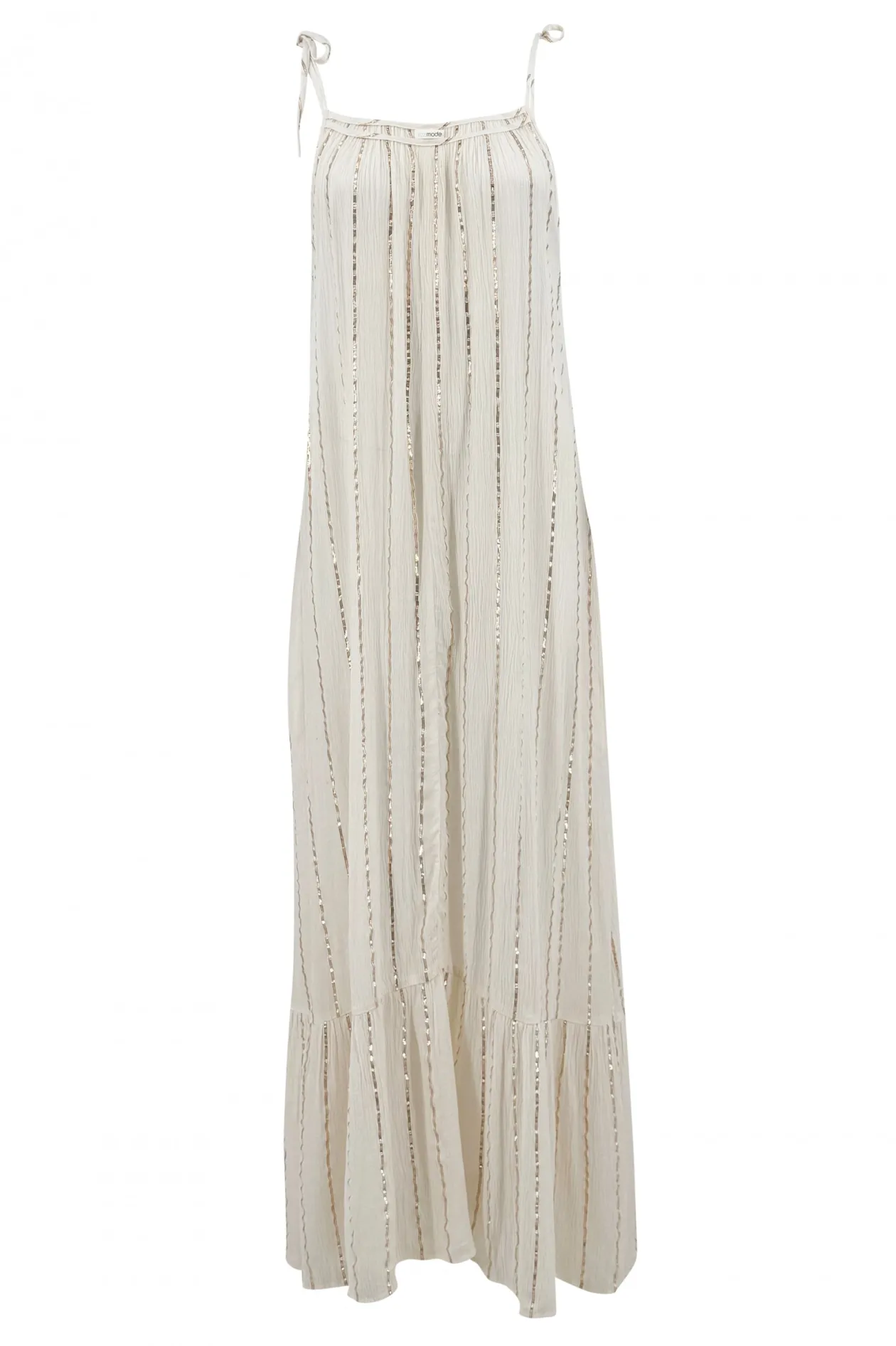 Strap Dress Gigi Stripe Ecru
