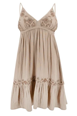 Strap Dress Marfil Elegancia Light Taupe