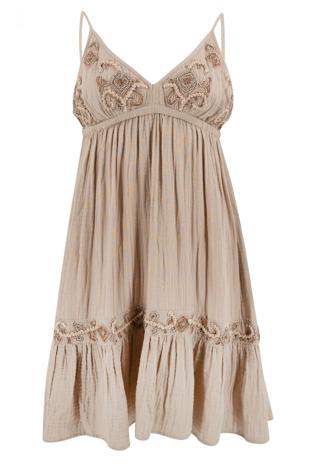 Strap Dress Marfil Elegancia Light Taupe
