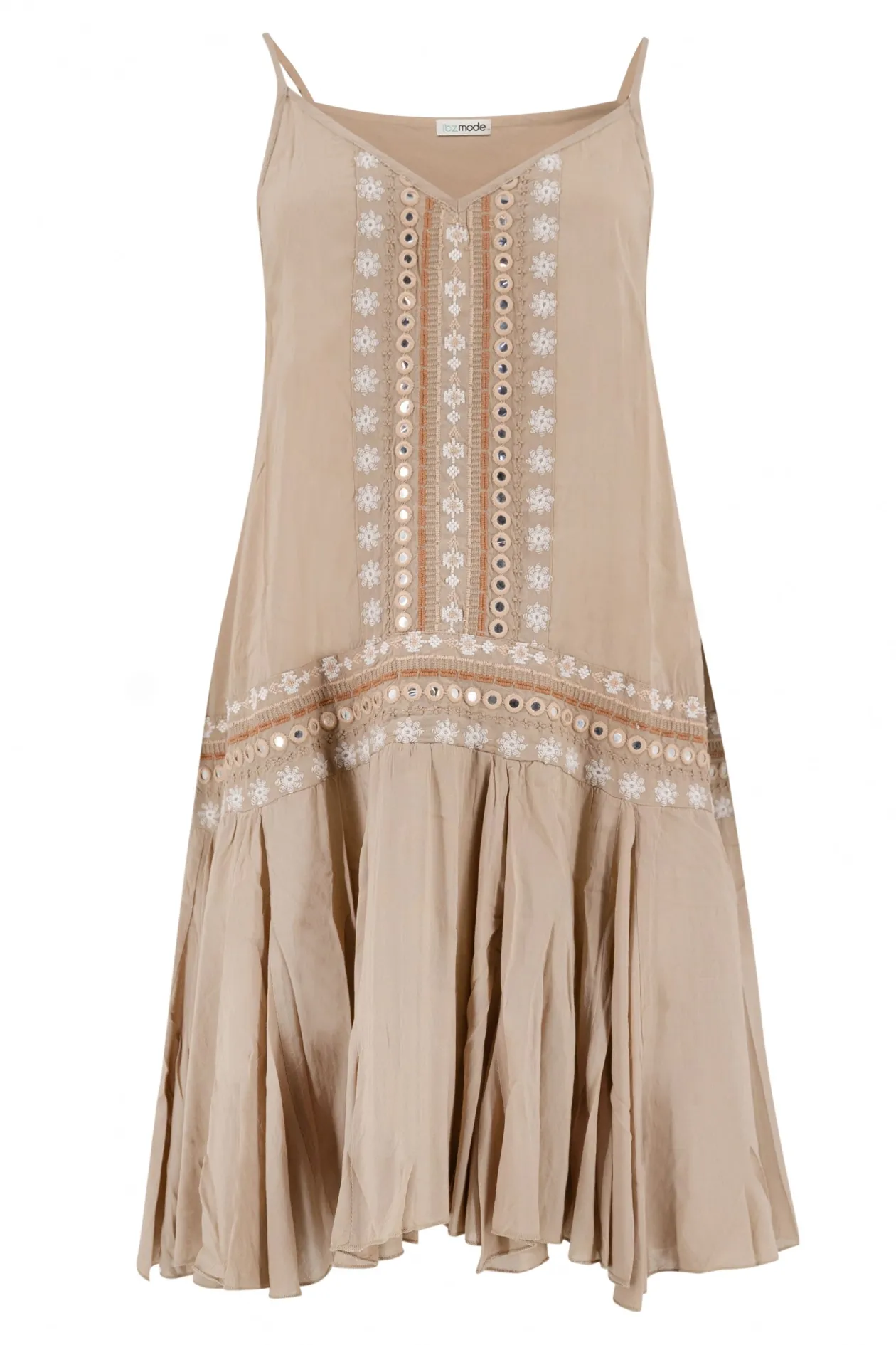 Strap Dress Mila Alma Taupe