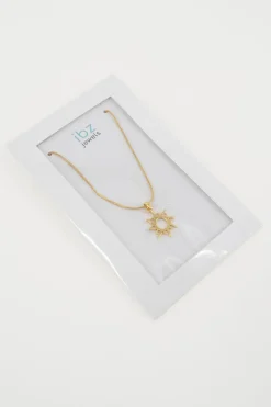 Sun Necklace Gold