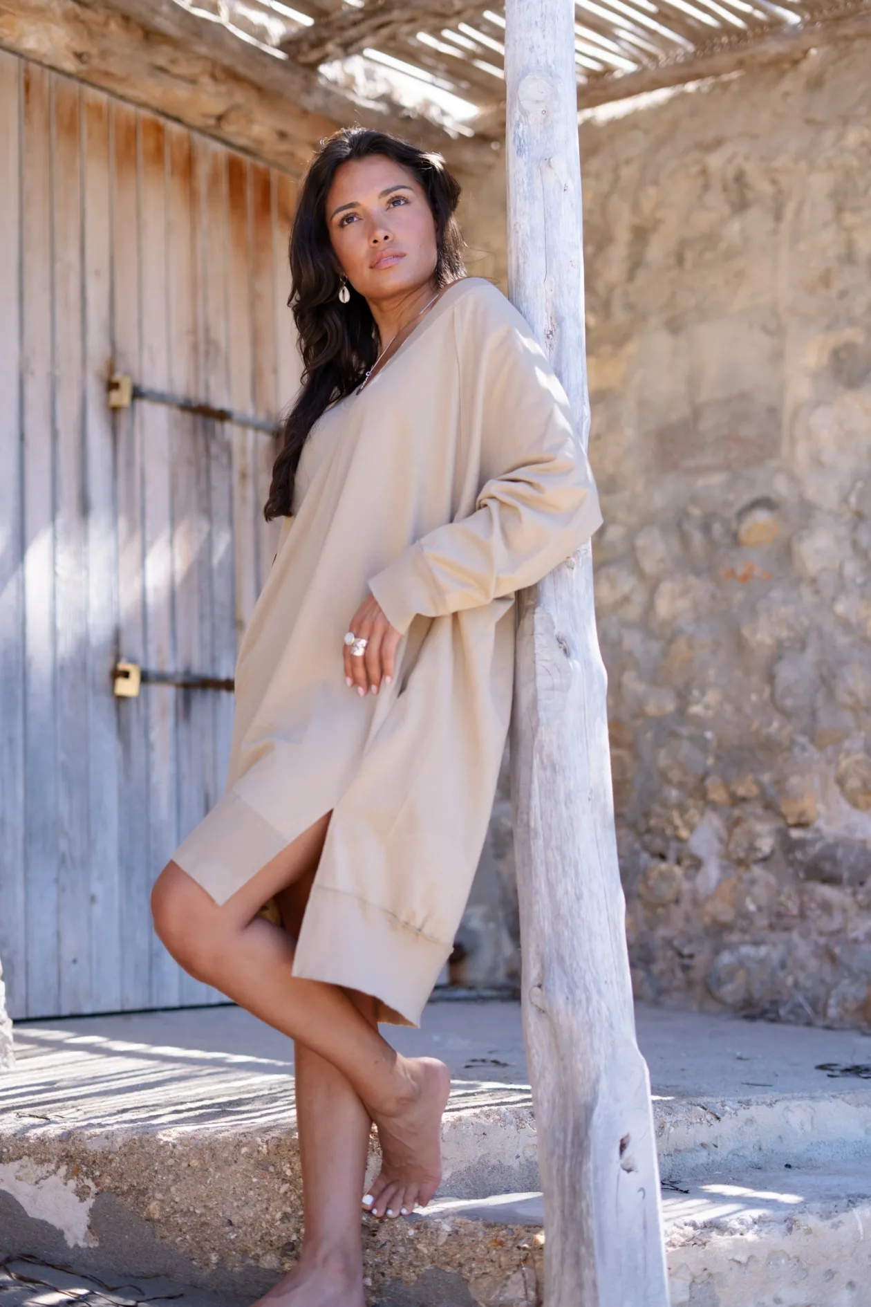 Sweater Dress Chavela Taupe