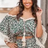 Top Ana Leopard Black