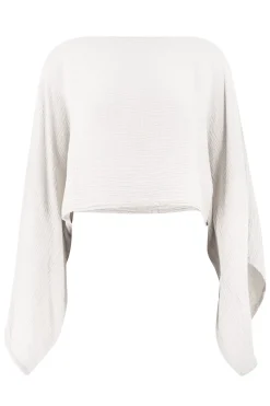 Top Wide Linen White