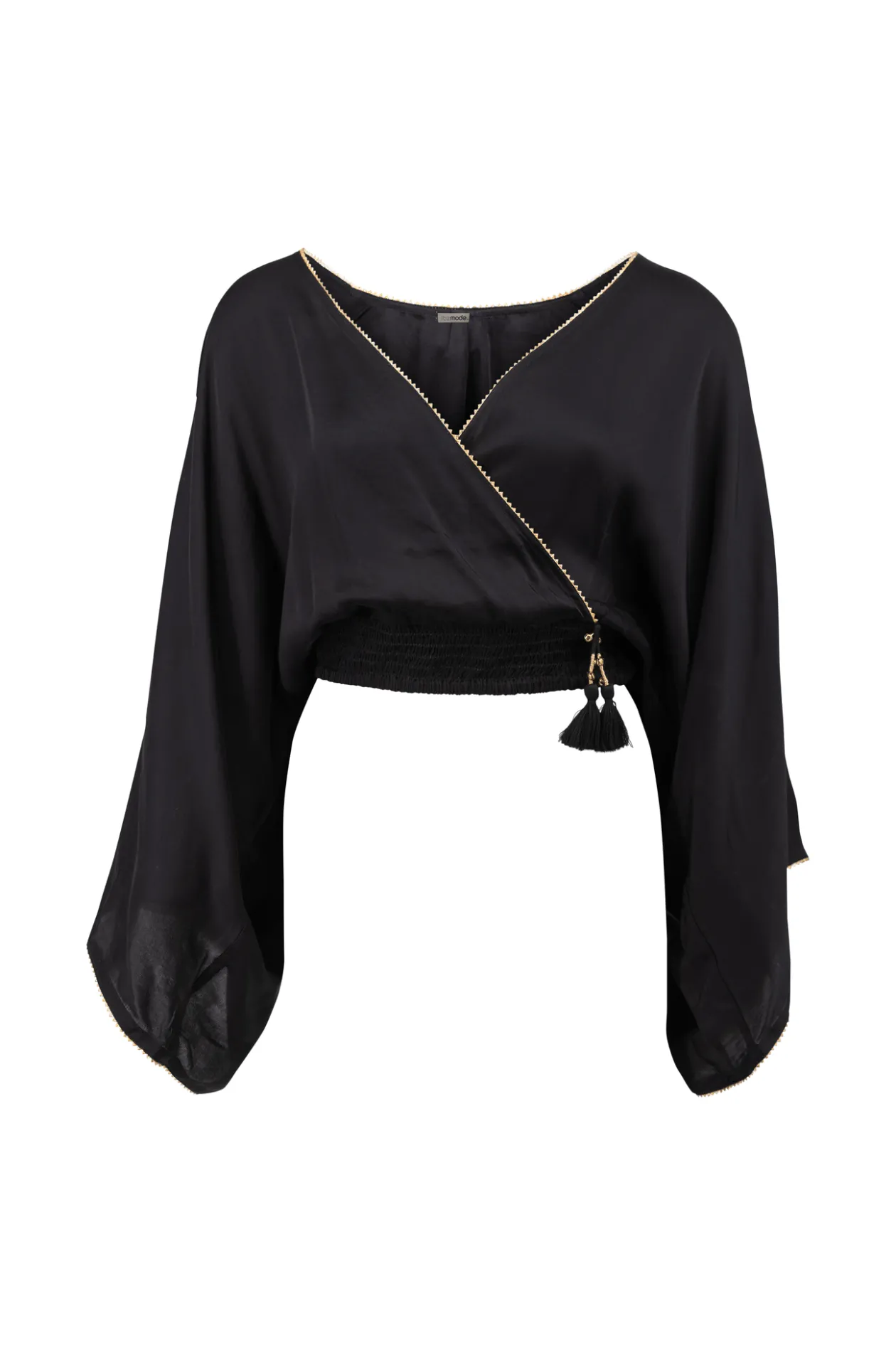 Top Zoia Silk Zwart