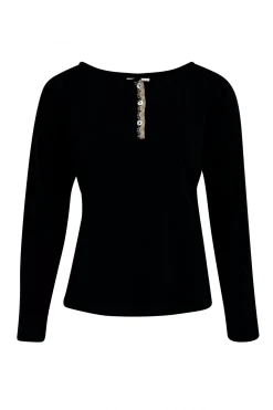 T-shirt Corazon Black