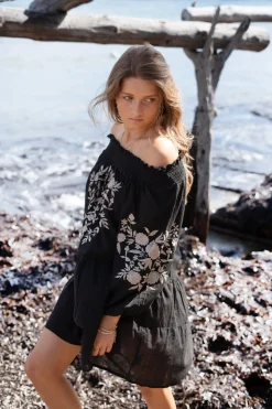 Tunic Elena Bordado Black