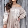 Tunic Elena Bordado Light Taupe