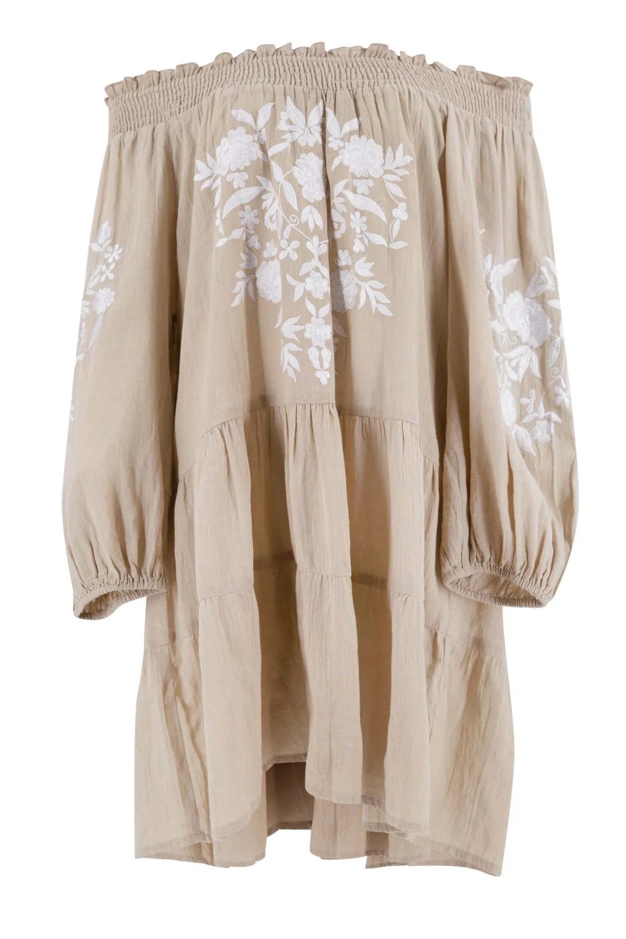 Tunic Elena Bordado Sand