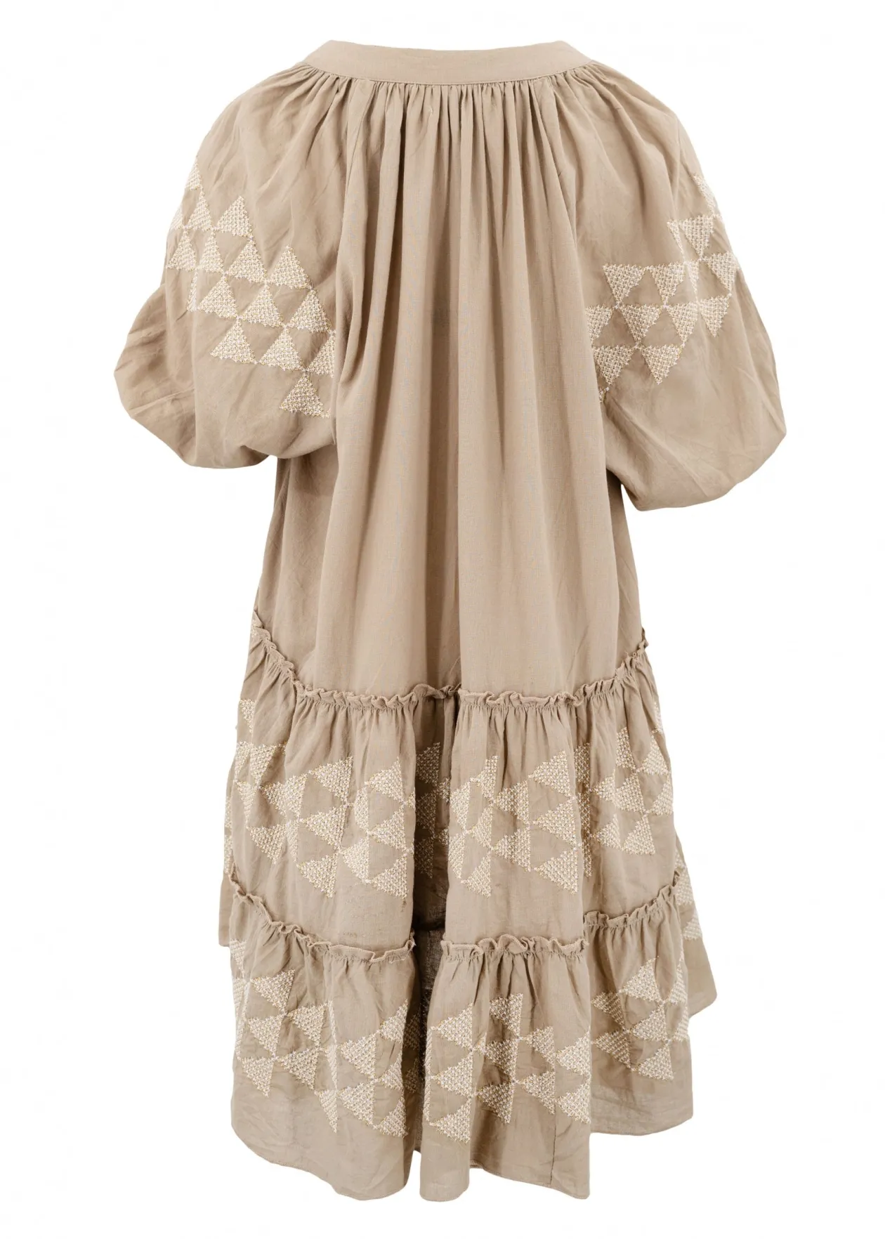 Tunic Ida Cuadros Taupe