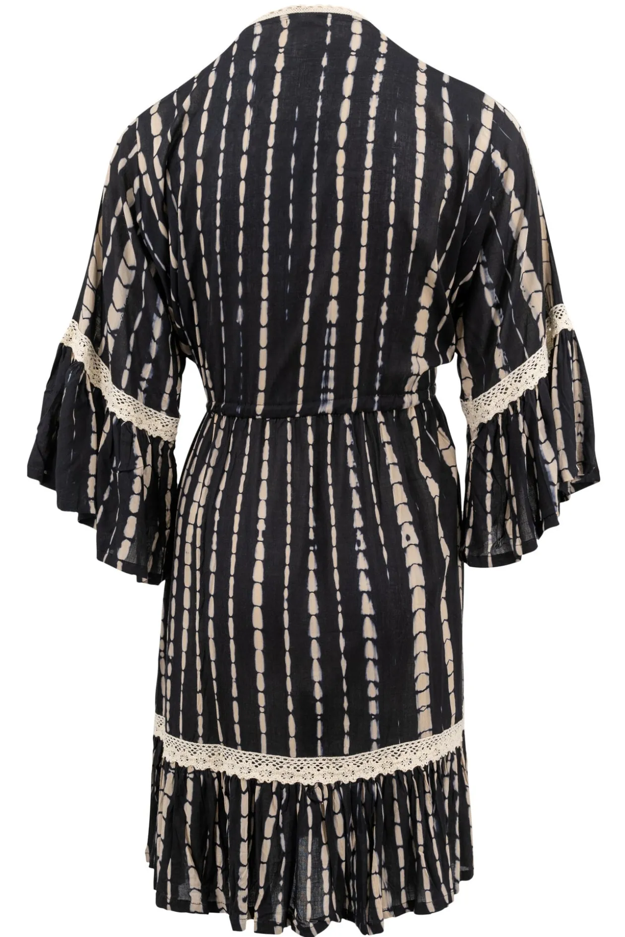 Tunic Isabella Crochet Black Tie Dye