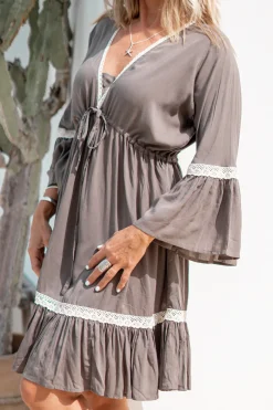 Tunic Isabella Crochet Taupe