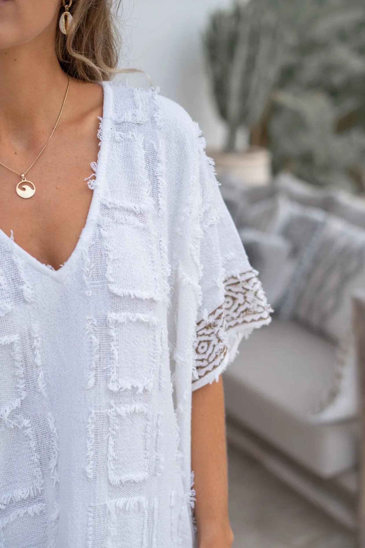 Wave Necklace Gold