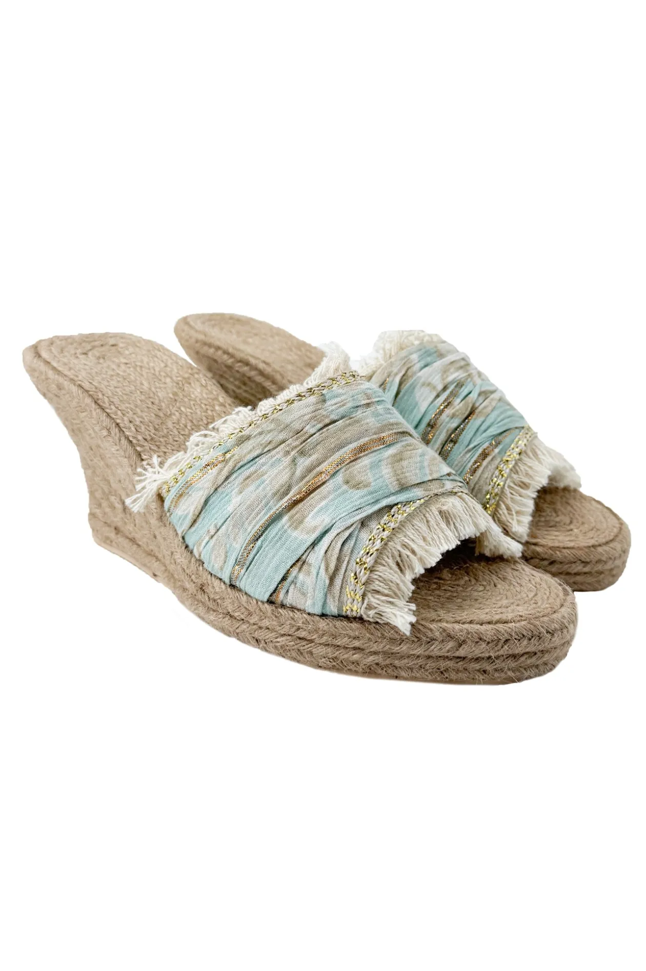 Wedge Inessa Mint Print