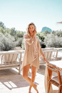 Wrap Dress Deya Scorva Sand