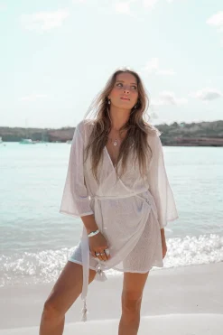 Wrap Dress Deya White