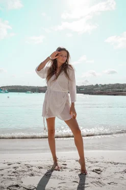 Wrap Dress Deya White