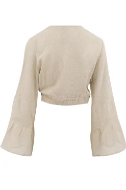 Wrap Top Adri Deya Ivory