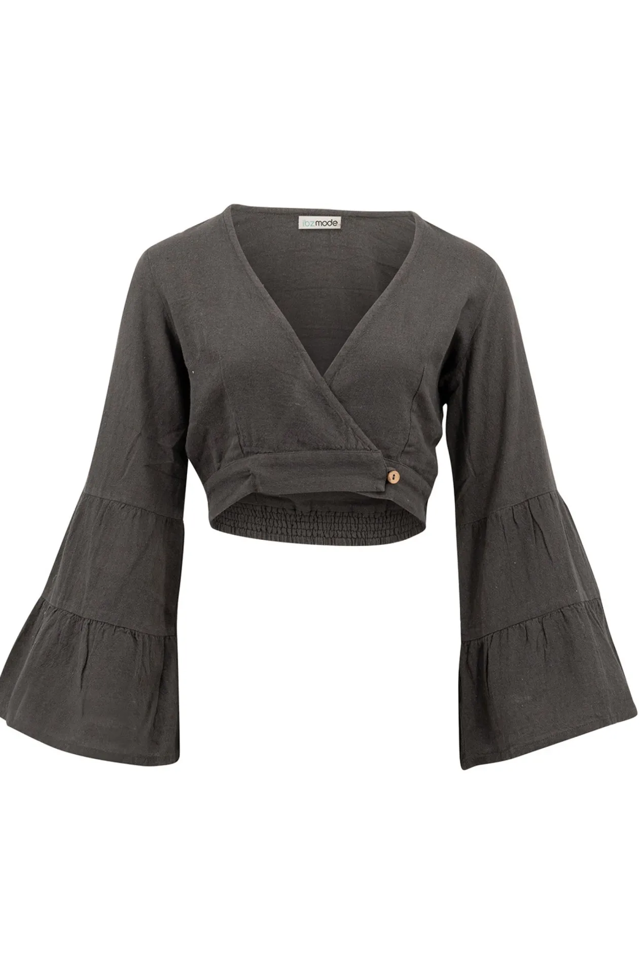 Wrap Top Adri Plain Anthracite