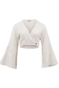 Wrap Top Adri Plain White