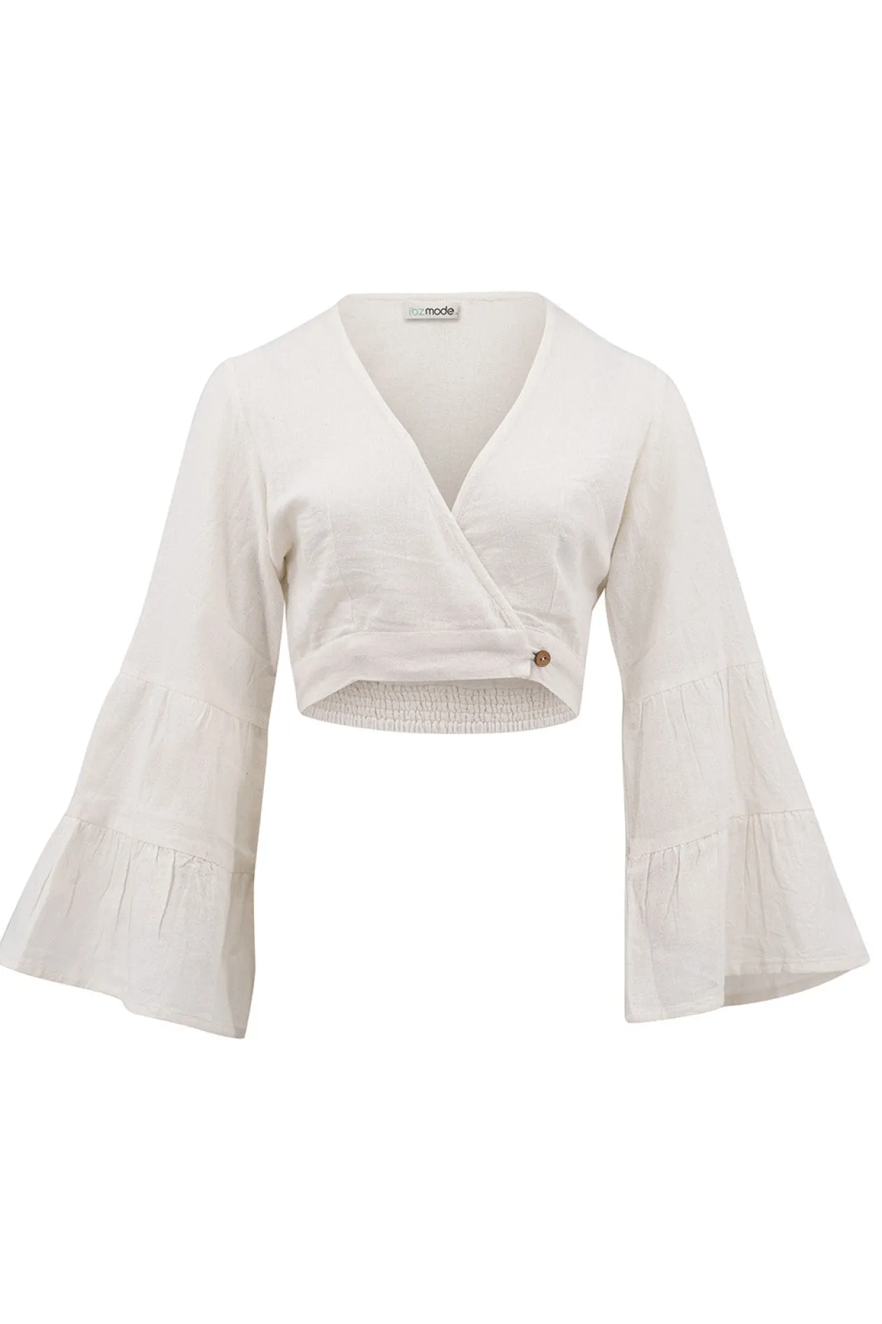 Wrap Top Adri Plain White