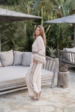Wrap Top Adri Resort Ivory